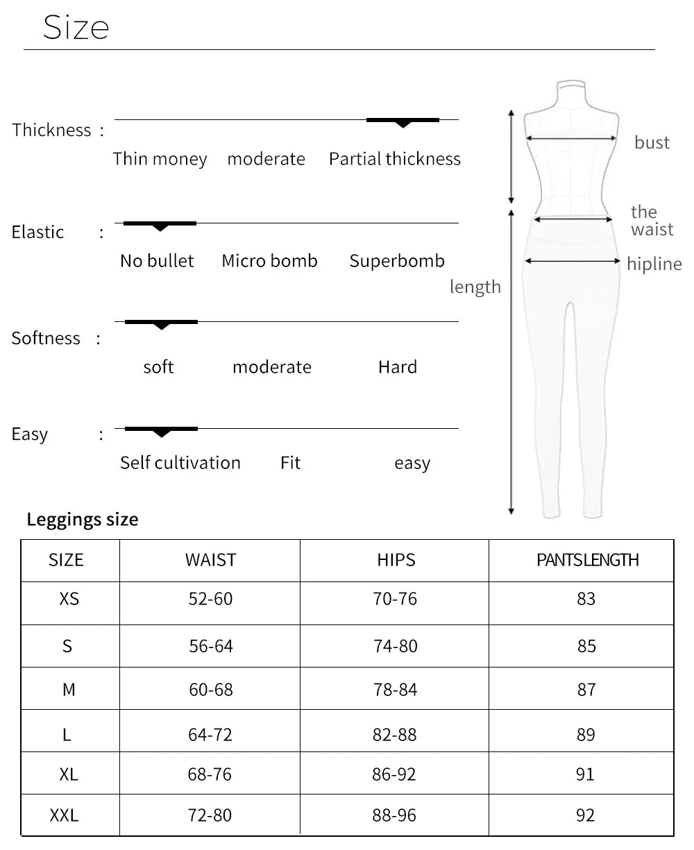 Seamless High Waist Push Up Leggings