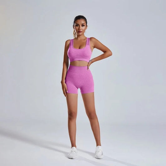 Summer Two Piece Gym Set Women