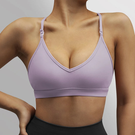 Yoga Sports Bras Women Crop Top Breathable Yoga Bra