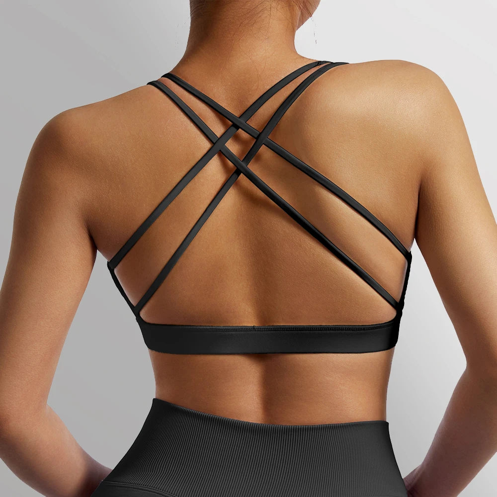 Sports Yoga Bras Women Crop Top Breathable Yoga Bra