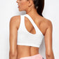 Women Sports Bra Push Up Fitness Bras One Shoulder