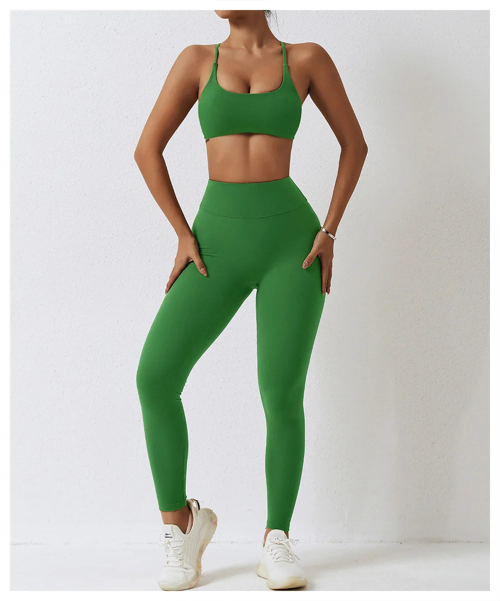 Seamless Yoga Set Sexy Workout Sportswear Gym