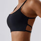 Women Cross Strap Sports Bra Beauty Back Yoga Bras
