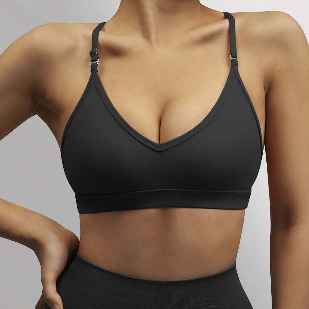 Women Yoga Sports Bra For Fitness Running Shockproof