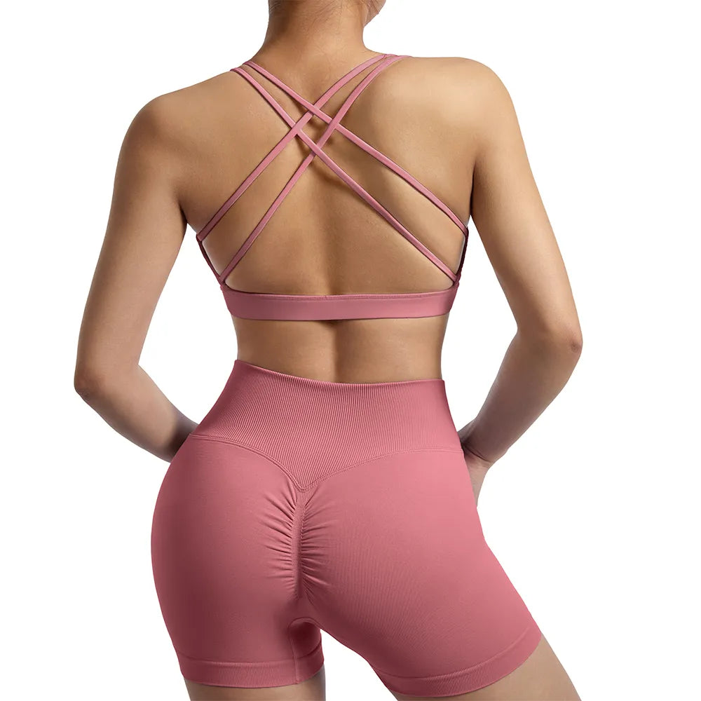 Sports Yoga Bras Women Crop Top Breathable Yoga Bra