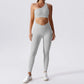 Seamless Ribbed Gym Set