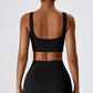 Women Yoga Vest Gym Sports Crop Tops Seamless Streetwear