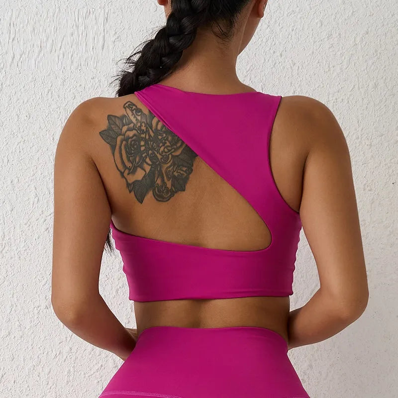Solid Color Soft Women Fitness Sports Bra Top Gym Yoga