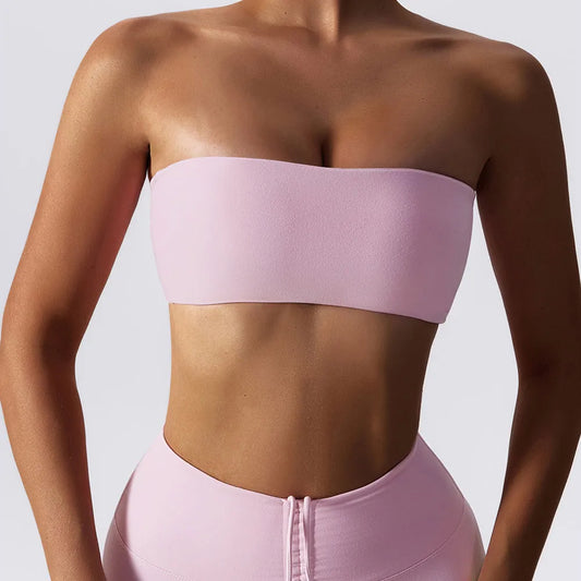Sports Bra Women Fitness Bra Intimate Strapless Bustier
