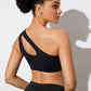 Women Sports Bra Push Up Fitness Bras One Shoulder