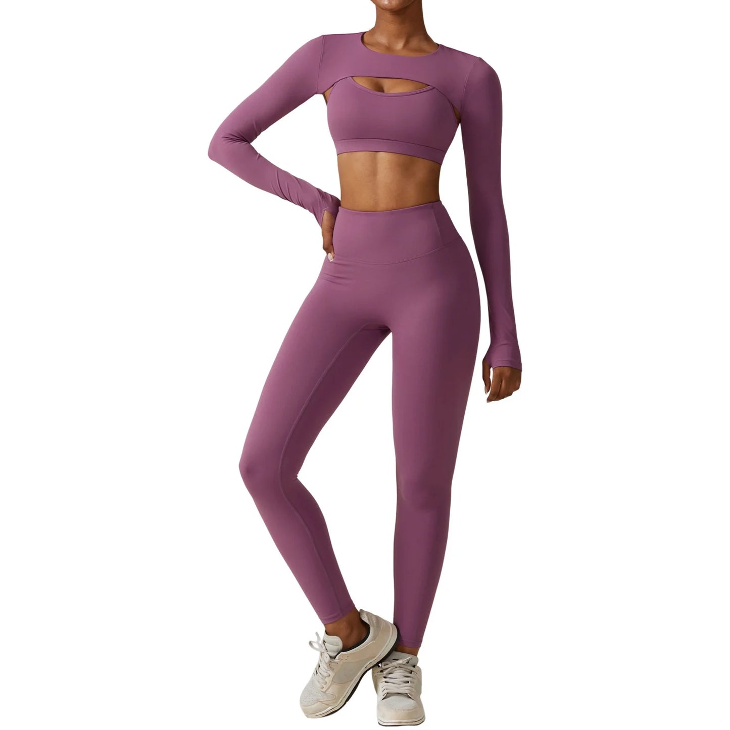 Tight Yoga Suit Sports Set