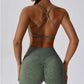 Women Fitness Yoga Bras Printing Sports Bras Nylon