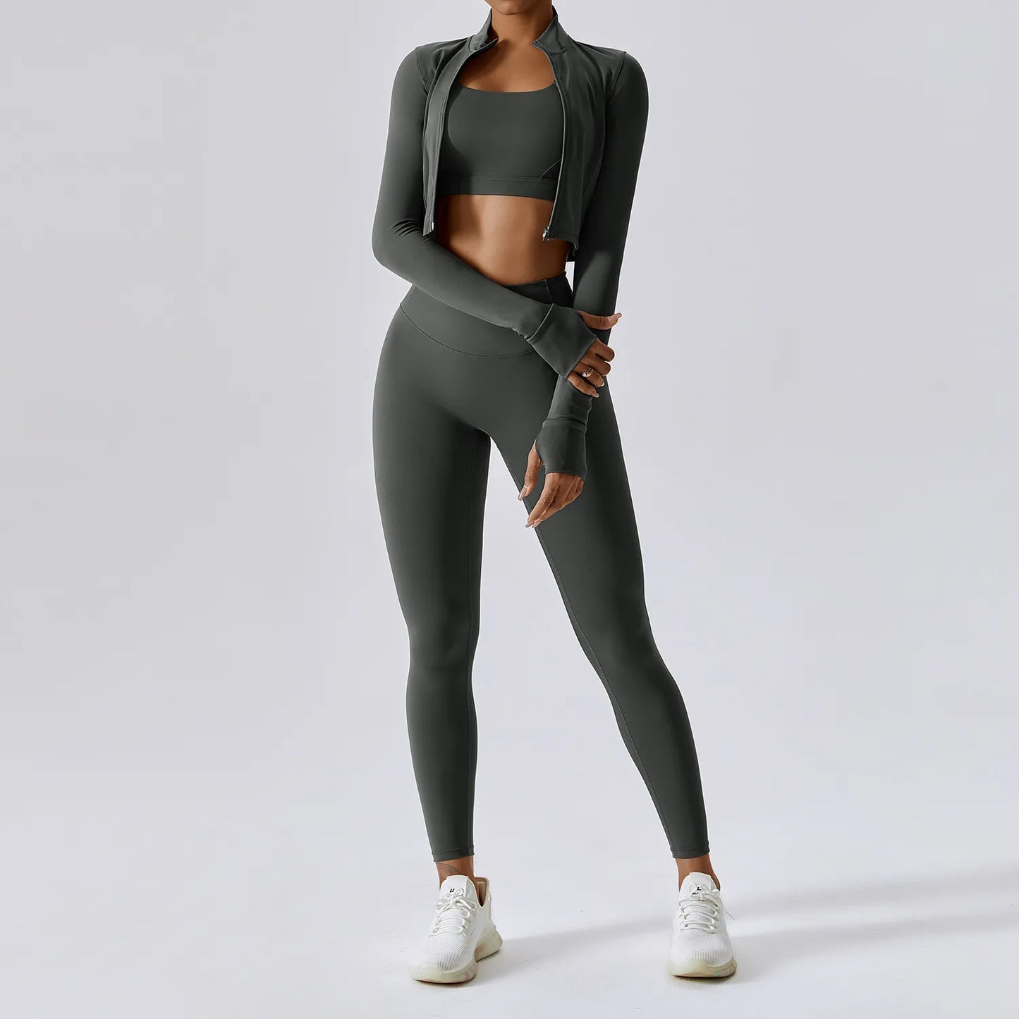 3 Pieces Womens Fitted Set