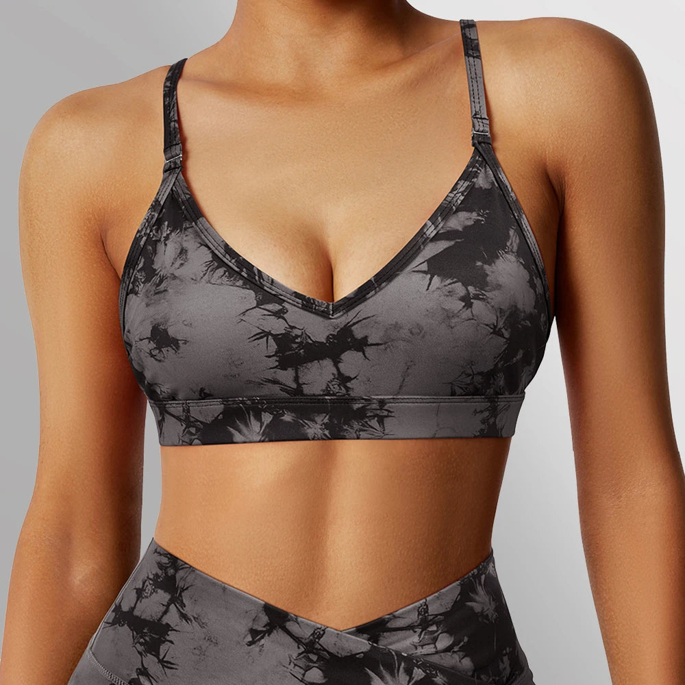 Yoga Sports Bras Women Crop Top Breathable Yoga Bra