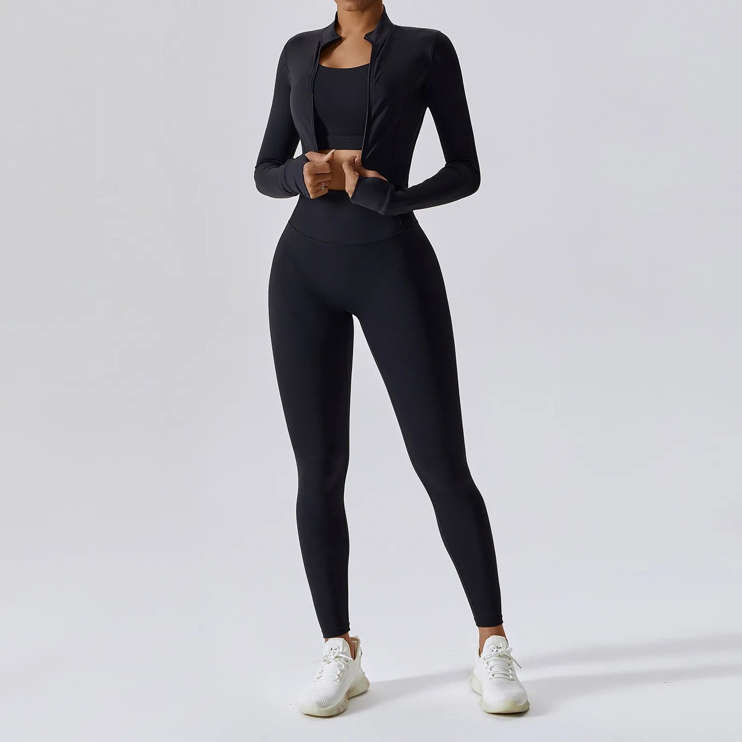 3 Pieces Womens Fitted Set