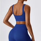 Women Yoga Vest Gym Sports Crop Tops Seamless Streetwear