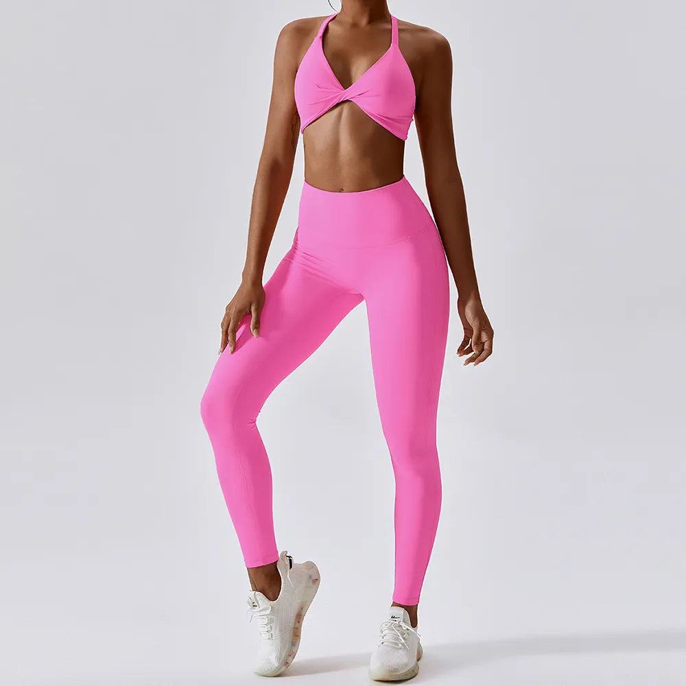Women's Tracksuit Seamless Yoga Set Workout Sportswear