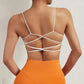 Comfort Sexy Sports Bra Double Cross Back