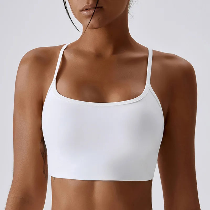 Women Cross Strap Sports Bra Beauty Back Yoga Bras