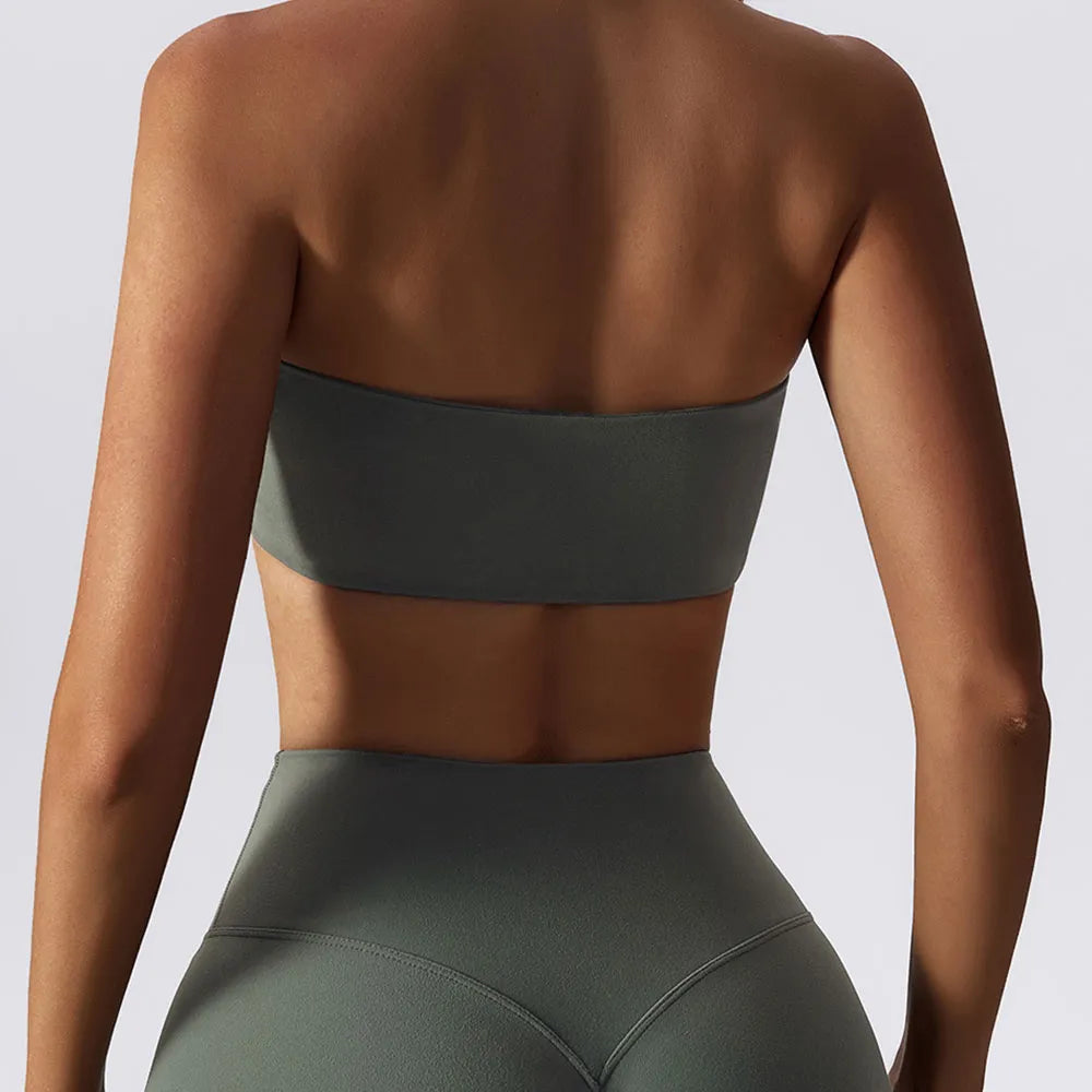 Sports Bra Women Fitness Bra Intimate Strapless Bustier