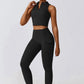 Women Tracksuit Yoga Set Workout Sportswear Gym