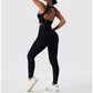 Yoga Sets 2PCS Sport Workout Clothes Femme Rib