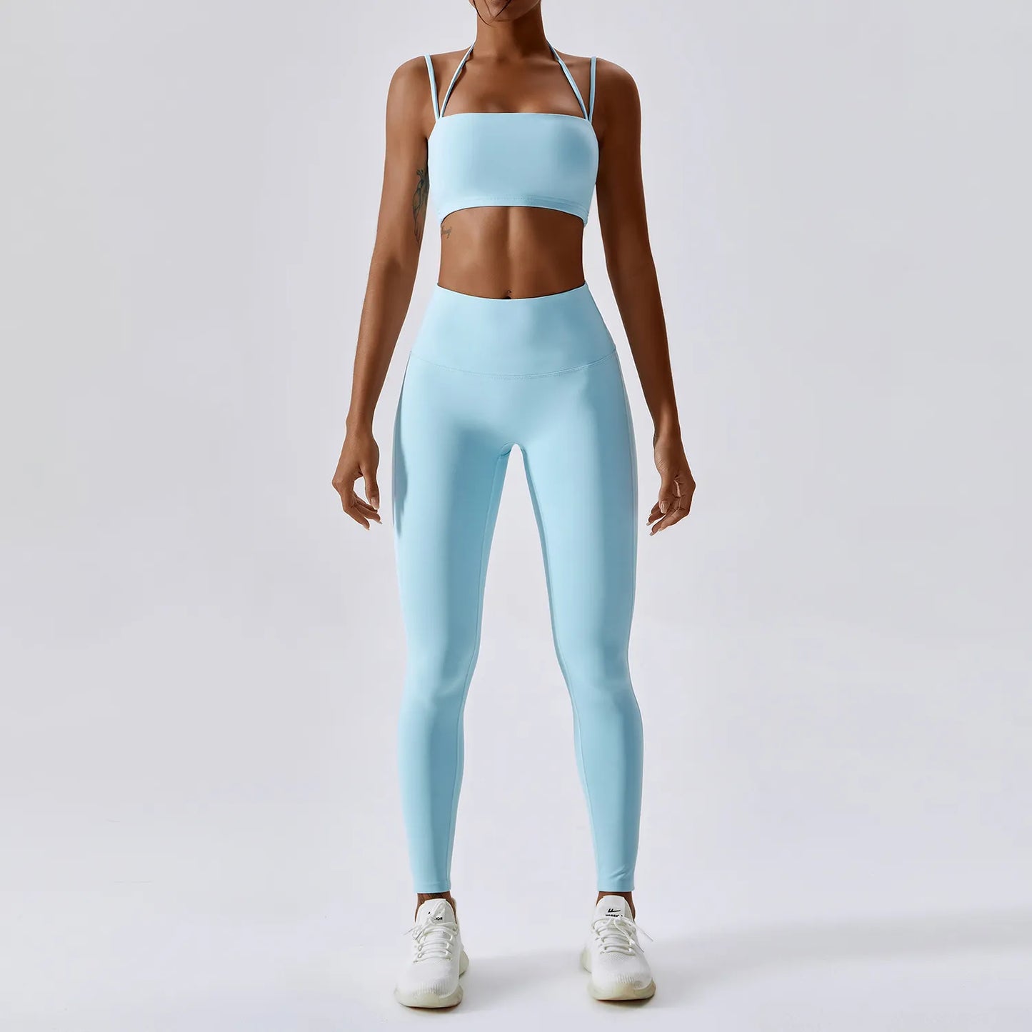 Yoga Clothing Sets Athletic Wear Women High Waist Leggings
