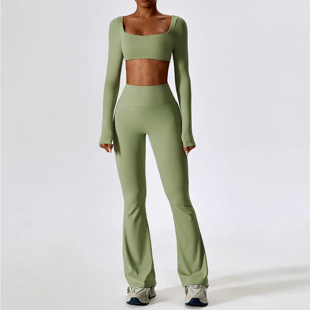 Yoga Set 2PCS Seamless Women Sportswear Workout Clothes
