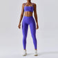 Yoga Clothing Sets Athletic Wear Women High Waist Leggings