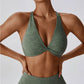 Women Fitness Yoga Bras Printing Sports Bras Nylon