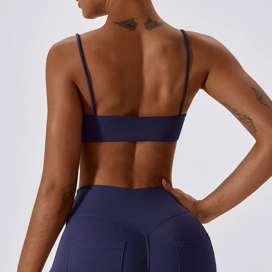 Sling Sports Bra Women Push-Up Tops for Fitness