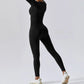 Yoga Set Seamless Yoga Suit Solid One Piece Sexy Jumpsuit