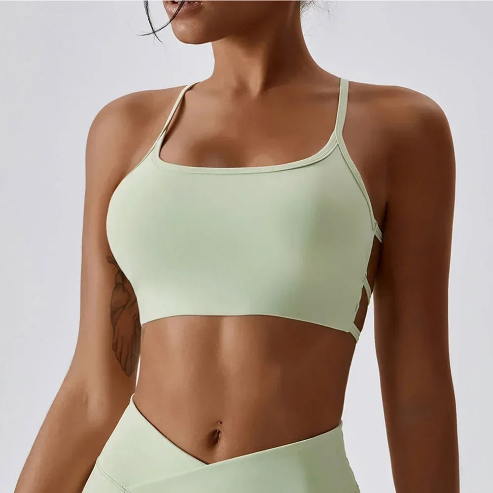Cloud Hide Sexy Back Sports Bra