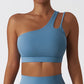 Comfort Single Strap Sports Bra Chest Pad