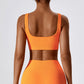 Women Yoga Vest Gym Sports Crop Tops Seamless Streetwear