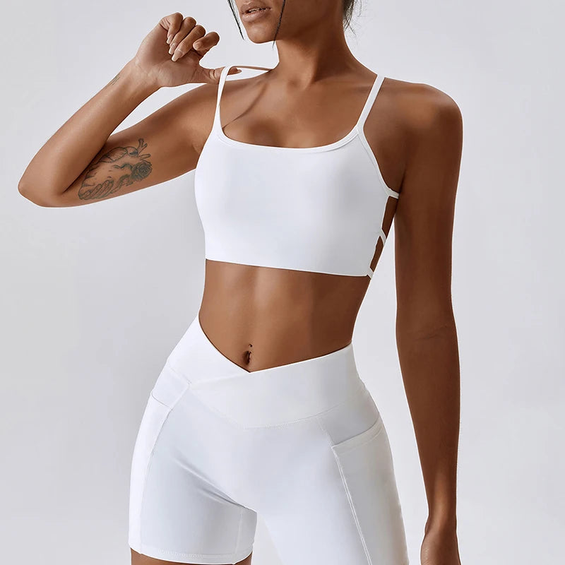 Cross Sports Bra Gym Top Women Training Running