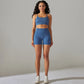 Women Sportswear Yoga Set Gym Clothing Sexy Crop