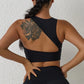 Solid Color Soft Women Fitness Sports Bra Top Gym Yoga