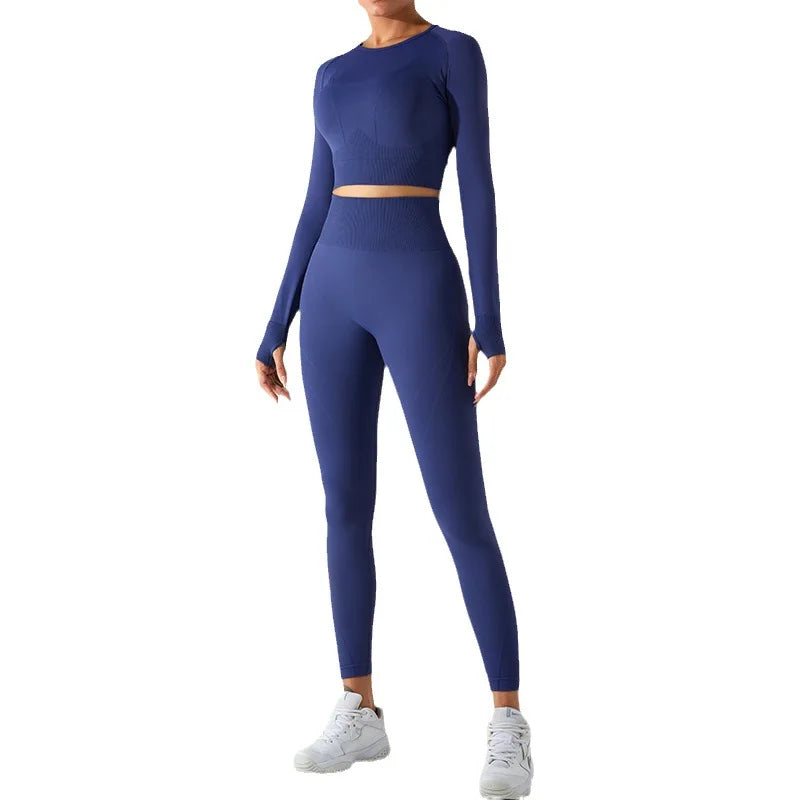 Long Sleeve Gym Twin Set