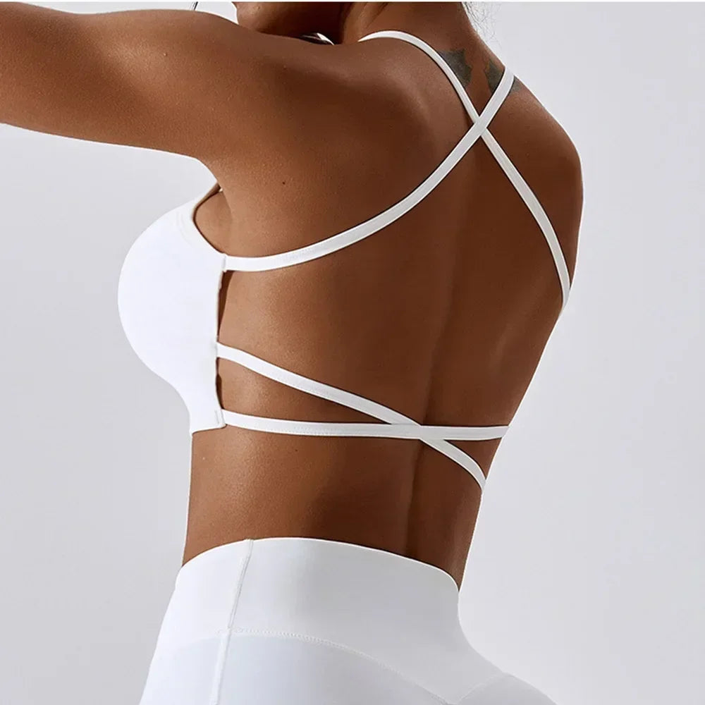 Cloud Hide Sexy Back Sports Bra
