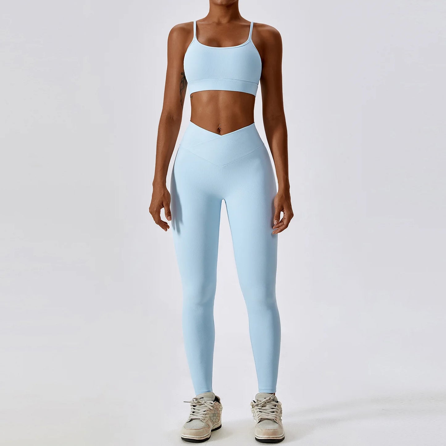 Two Piece Seamless Gym Set