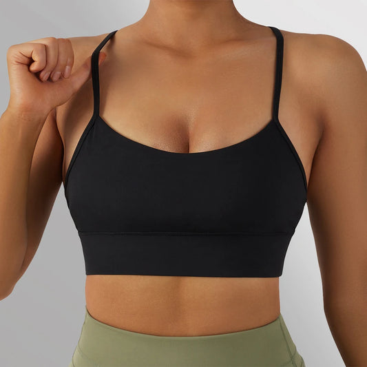 Women Yoga Sports Bra For Fitness Running Shockproof